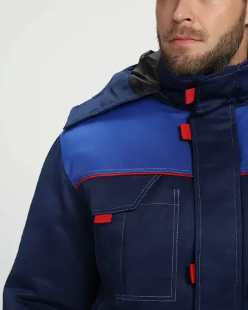 Костюм ФЛОФТ-2 зимний с ПК (т.синий/васильковый)