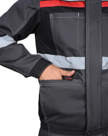 Костюм СИРИУС-ВИВАТ с СОП с ПК (черный/красный)