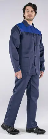 Костюм СТАНДАРТ с БР (т.синий/васильковый)