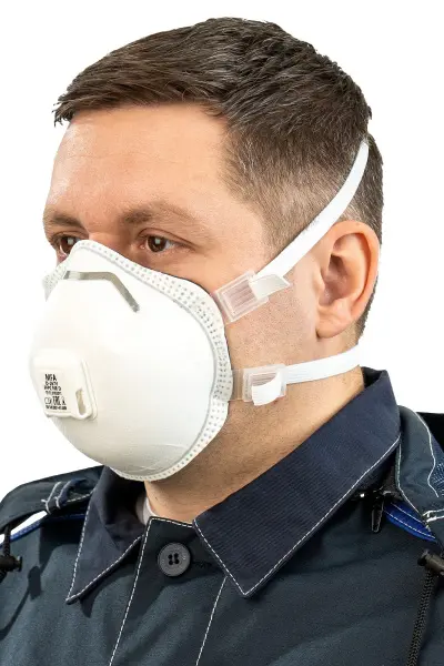 Полумаска MFA D-267V FFP2 NR D фильтрующая с клапаном выдоха