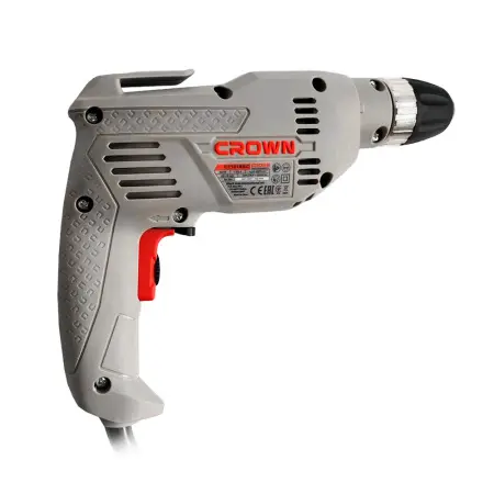 Дрель безударная CROWN CT10126C 400Вт 0-3000об/мин БЗП 0,8-10мм