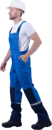 Костюм КМ-10 ЛЮКС летний с ПК (василек/т.синий)