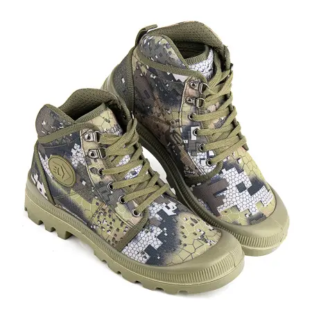 Ботинки ЛИДЕР 201 ПУ (зеленый кмф)