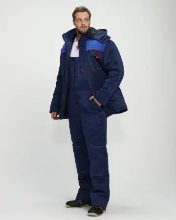 Костюм ФЛОФТ-2 зимний с ПК (т.синий/васильковый)