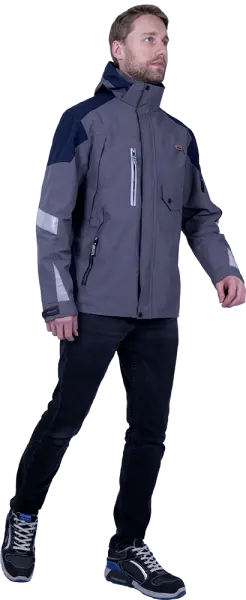 Куртка-штормовка РЕСПЕКТ (серый)