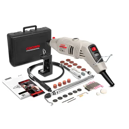 Электрогравёр CROWN CT13428 BMC 150Вт 8000-35000об/мин цанга 0,8-3,2мм