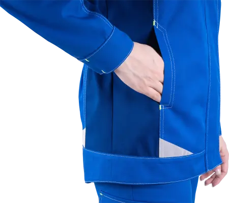 Куртка ТУРБО SAFETY женская (василек/синий)