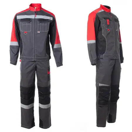 Костюм ФОРМУЛА с СОП с ПК (т.серый/красный/черный)