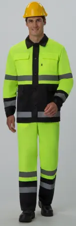 Костюм ДОРОЖНИК с ПК (лимонный/черный)