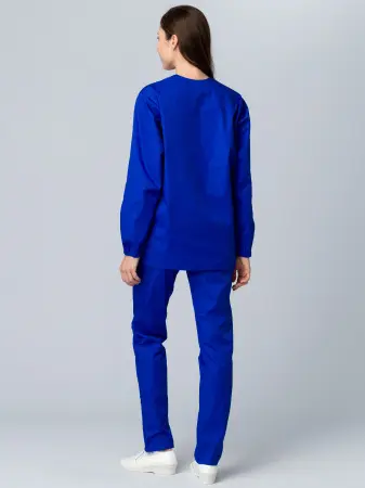 Женский костюм ХАССП-Стандарт (ткань Оптима, 160), васильковый женские медицинские