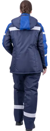 Костюм РОУД женский зимний с ПК (т.синий/василек) Костюм РОУД женский зимний с ПК (т.синий/василек)