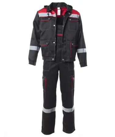 Костюм АНТЕЙ с СОП с ПК (черный/красный)