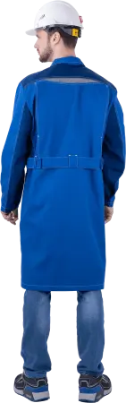 Халат ТУРБО SAFETY (василек/синий)