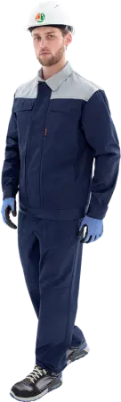 Костюм ТЕХНИК 2 с ПК (т.синий/серый)