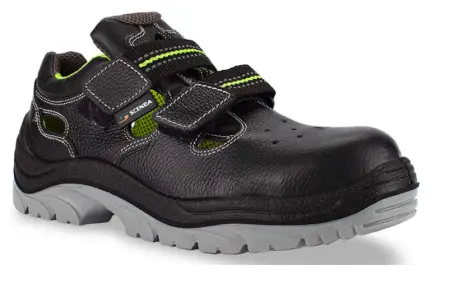 Полуботинки НЕОН ПУ/ТПУ кожаные с перфорацией с КП (черный)