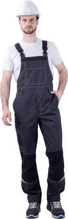 Полукомбинезон ТУРБО SAFETY (т.серый/чёрный) Полукомбинезон ТУРБО SAFETY (т.серый/чёрный)