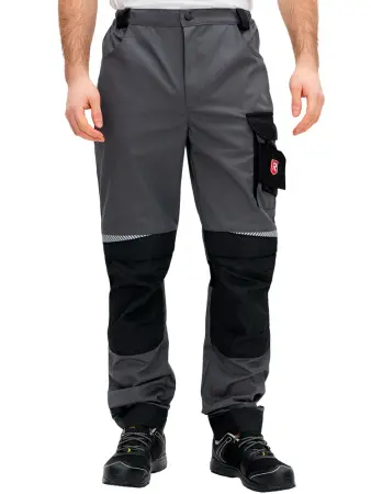 Брюки RONTA BR271 (т.серый/черный)