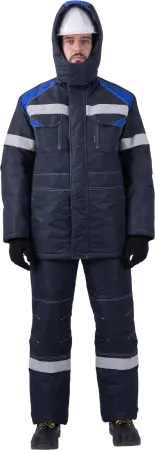 Костюм СТАРАТЕЛЬ зимний с БР (синий/василёк)