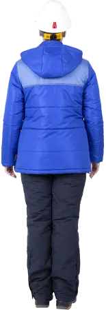 Куртка ЗИМУШКА НЕО женская зимняя (васильковый)