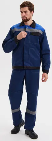Костюм КОРПУС с ПК (синий/черный/василек)