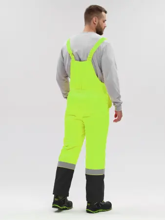 Костюм ДОРОЖНИК с укороченной курткой с ПК (лимонный/черный)