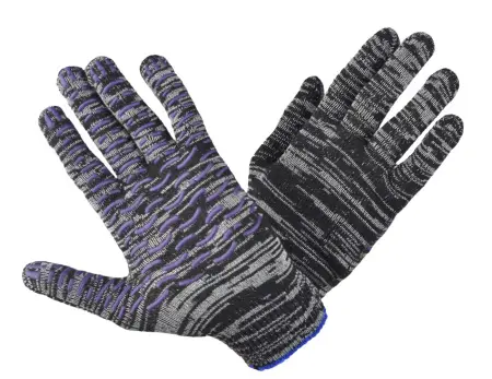 Перчатки х/б ЛЮКС Березка ПВХ-волна 10кл ОТГРУЗКА КРАТНО 10 ПАР