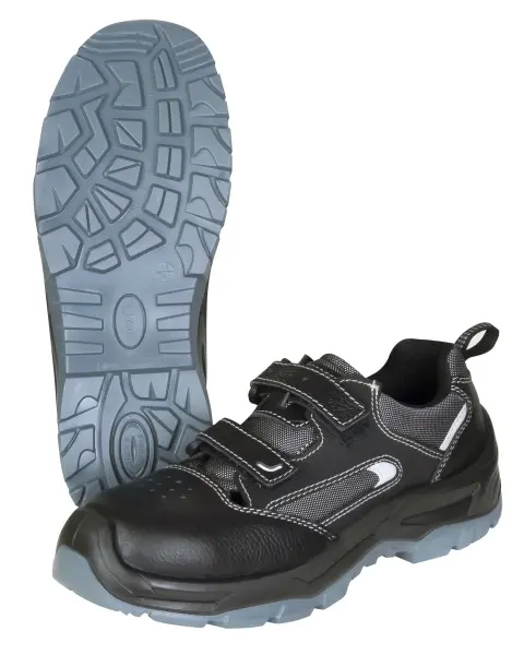 Полуботинки с перфорацией SAVЁL-ДЖЕТ ПУ-ТПУ с МП и МС (черный)