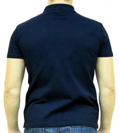 Рубашка ПОЛО унисекс (т.синий)