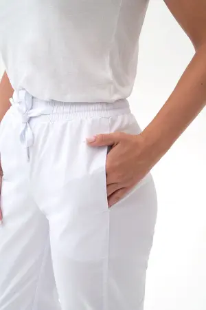 Брюки ДЖУЛИЯ (белый) женские медицинские