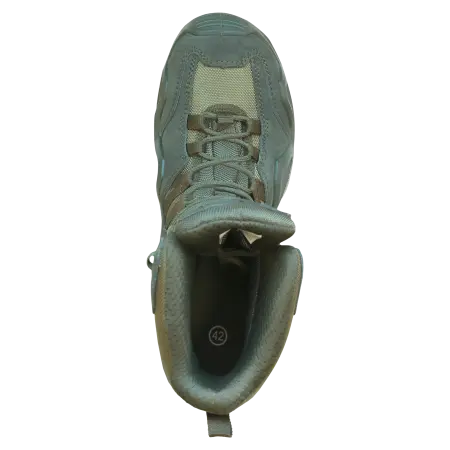 Ботинки КАБАРГА высокий берец ПУ/Нитрил (олива)