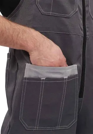 Полукомбинезон РОЛЬФ (т.серый/св.серый)