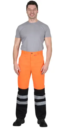 Костюм СИРИУС-МАГИСТРАЛЬ-ЛЮКС с БР (оранжевый/черный)