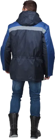 Куртка РЕГИОН зимняя (т.синий/васильковый)