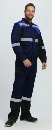 Костюм ВИВАТ-2 ПРЕМИУМ CH МВО с ПК (т.синий/черный/васильковый)