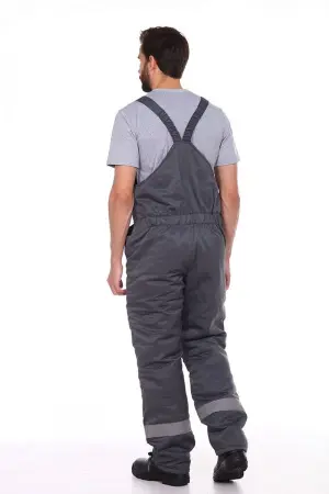 Костюм зимний с ПК (серый/св.серый/красный)