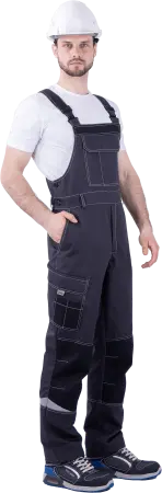 Полукомбинезон ТУРБО SAFETY (т.серый/чёрный) Полукомбинезон ТУРБО SAFETY (т.серый/чёрный)