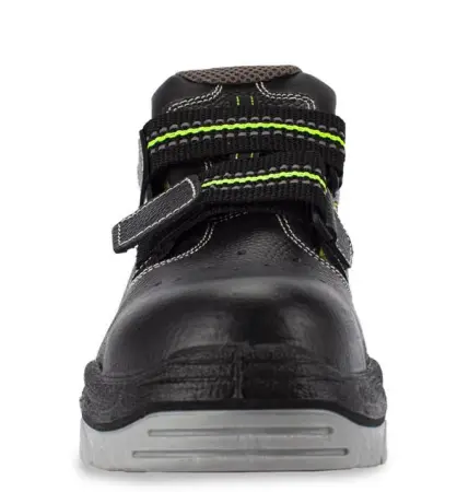 Полуботинки НЕОН ПУ/ТПУ кожаные с перфорацией с КП (черный)