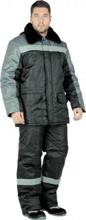 Куртка РЕГИОН зимняя (черный/серый) Куртка РЕГИОН зимняя (черный/серый)