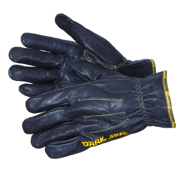 Перчатки FORCE DARK SIDE цельнокожаные (черный)