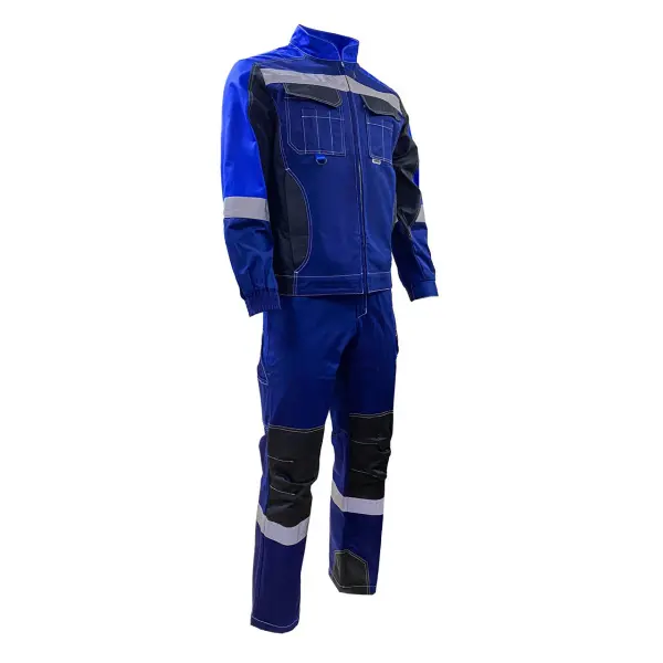Костюм ФОРМУЛА КОТТОН ФП2 с ПК (т.синий/чёрный/василёк)