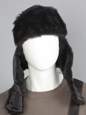 Шапка-ушанка ЕВРО (черный)