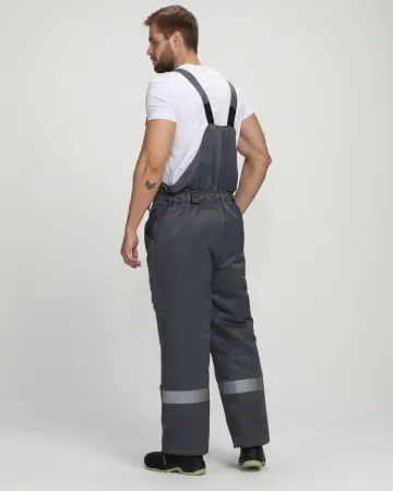 Костюм ФАВОРИТ-2 NEW зимний с ПК (т.серый/св.серый)