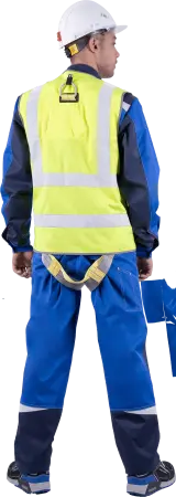 Жилет-накидка сигнальный для страховочной привязи