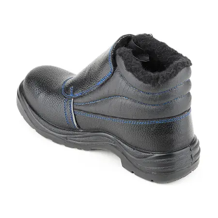 Ботинки сварщика ЛИДЕР 24М ПУ-Нитрил иск.мех с МП