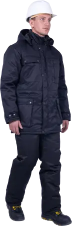 Куртка ЗАЩИТА зимняя (черный)