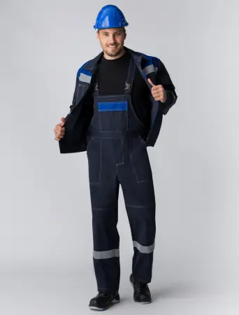 Костюм ЛИПЕЦК СОП с ПК (т.синий/васильковый)