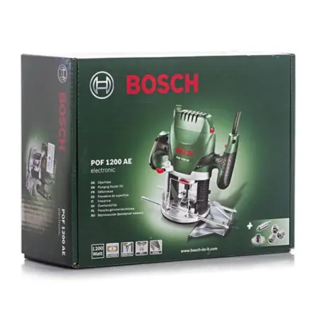 Фрезер BOSCH POF 1200 AE 0.603.26A.100 1200Вт раб.ход 55мм 28000об/мин
