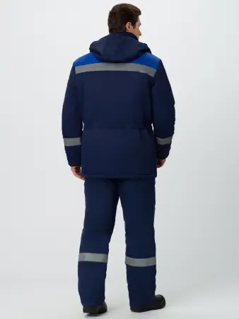 Костюм ТИТАН зимний с ПК (т.синий/васильковый)