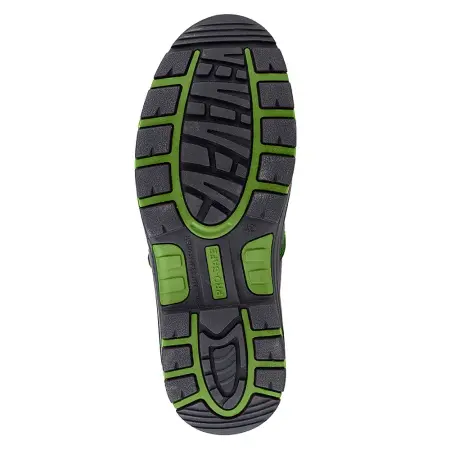 Сапоги ЛИДЕР ИМПОРТ 8762-2РНМ-1 ПУ/Резина шерст.мех с КП (зеленый/черный)