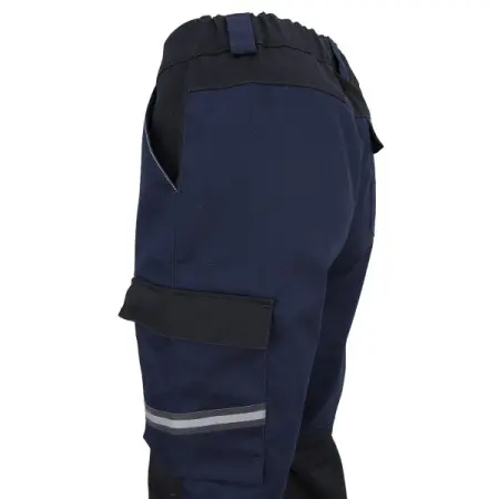 Брюки сварщика BRODEKS FS38-01 (т.синий/черный)